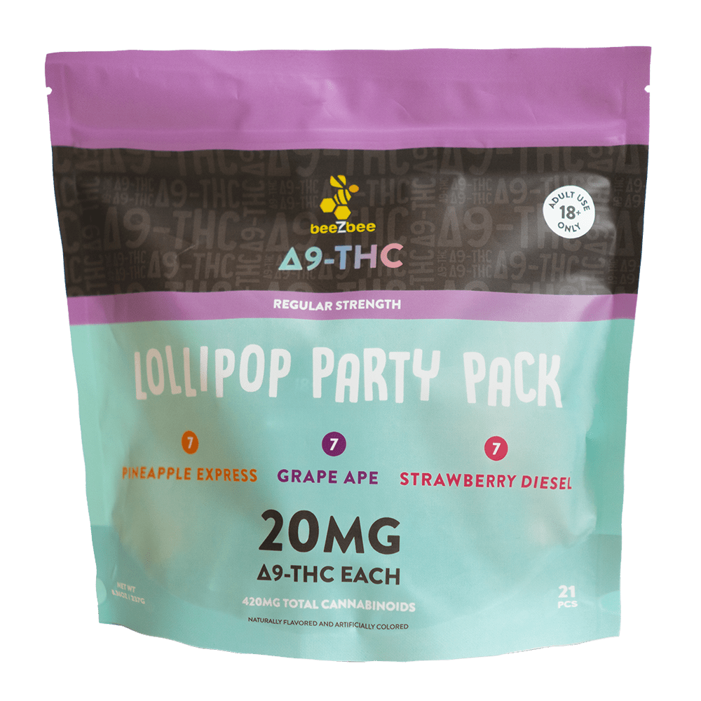 Delta - 9 THC Terpene Lollipop Party Pack - Shop CBD Kratom