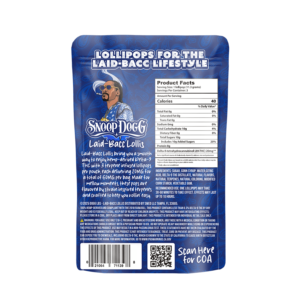 Dogg Lbs 20mg THC Lollipops 3 pack - Shop CBD Kratom