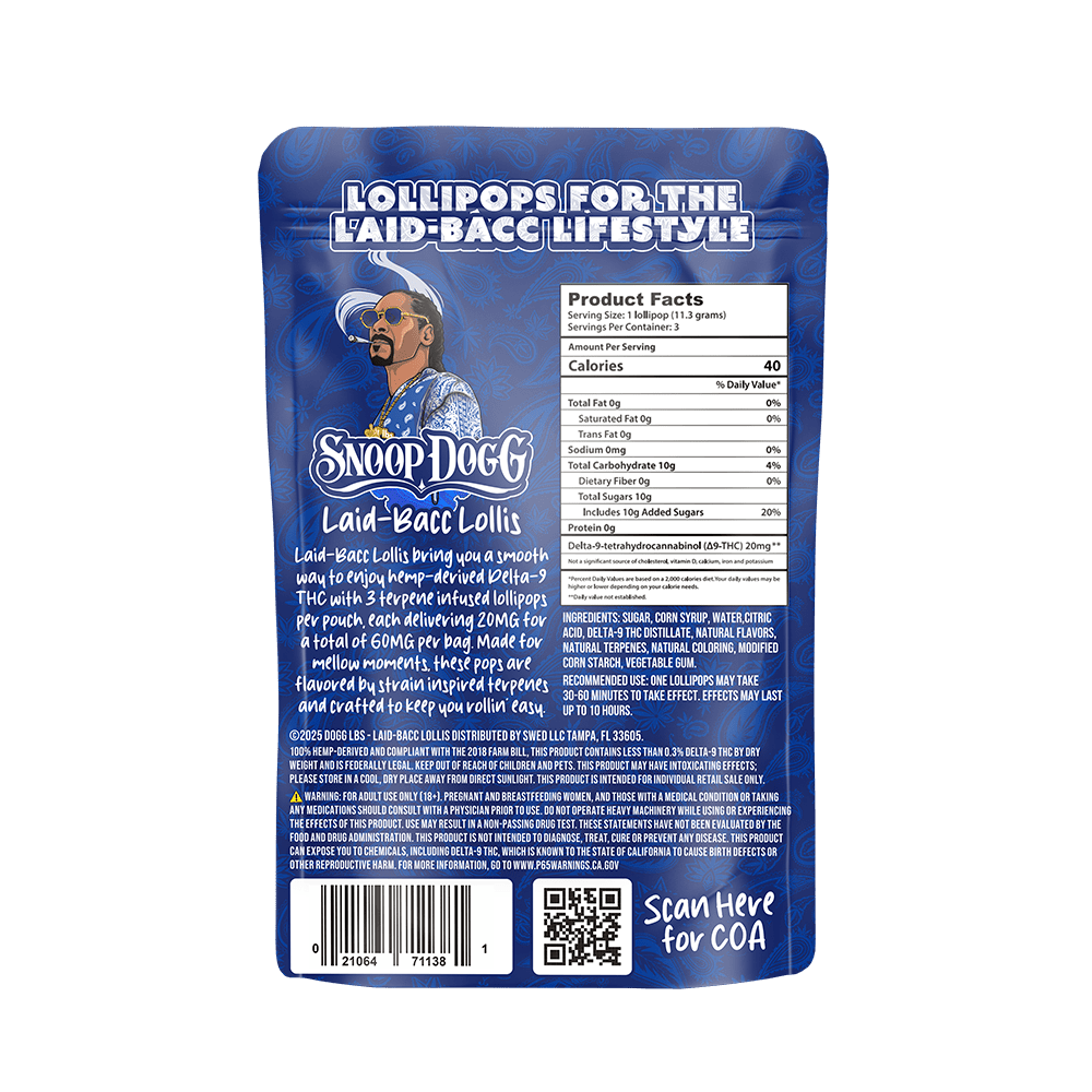 Dogg Lbs 20mg THC Lollipops 3 pack - Shop CBD Kratom