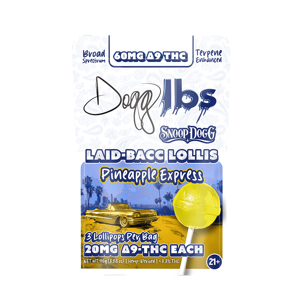 smoke pop & vape dallas reviews Snoop Dogg's Dogg Lbs 20mg THC Lollipops (3-Pack)