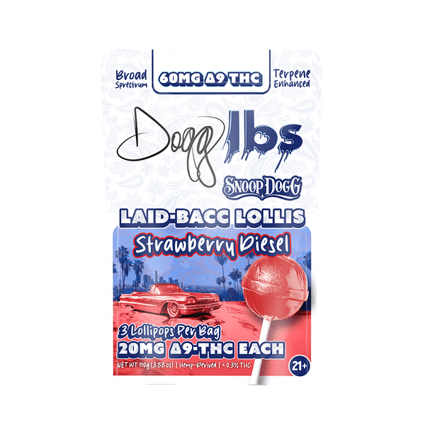 Dogg Lbs 20mg THC Lollipops 3 pack