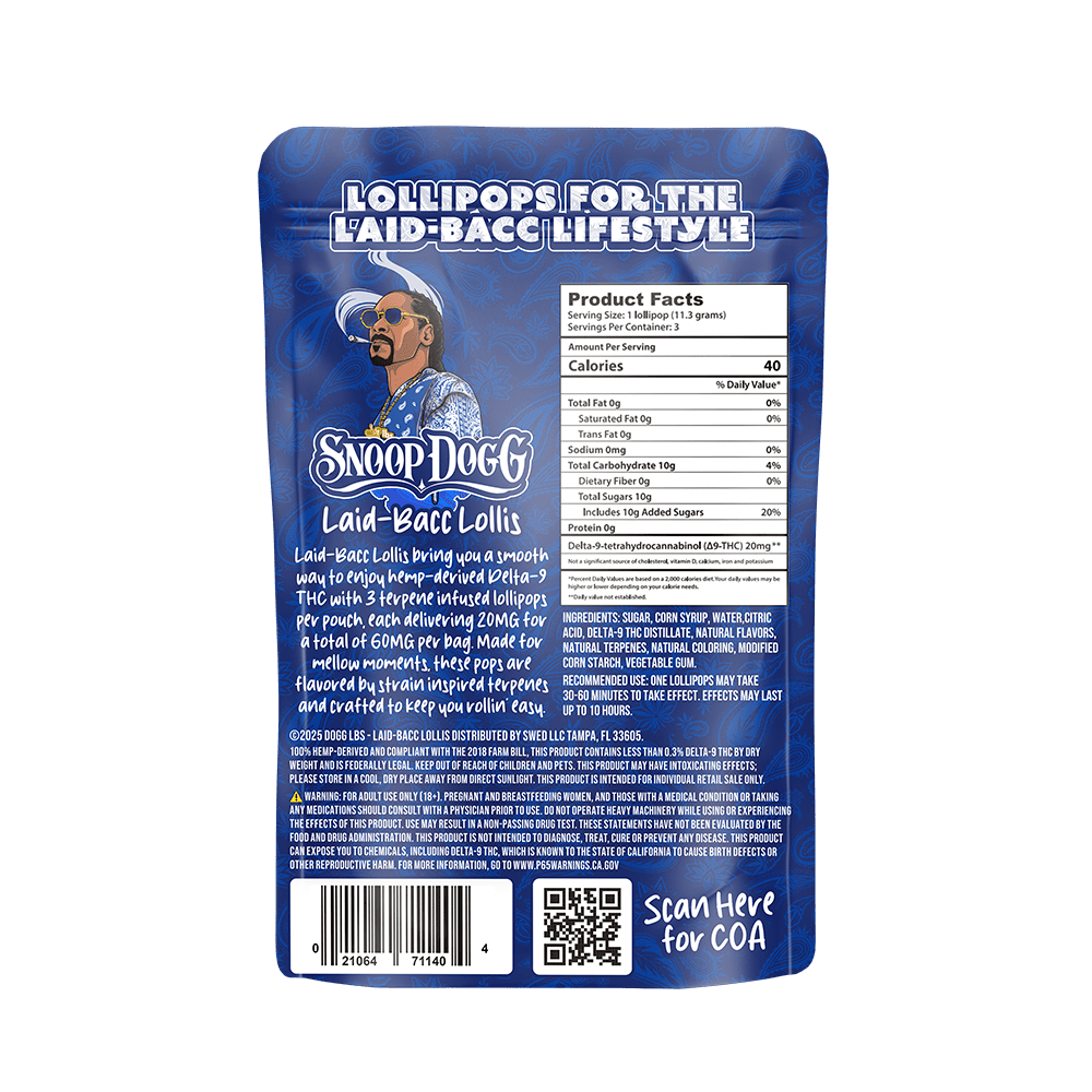Dogg Lbs 20mg THC Lollipops 3 pack - Shop CBD Kratom