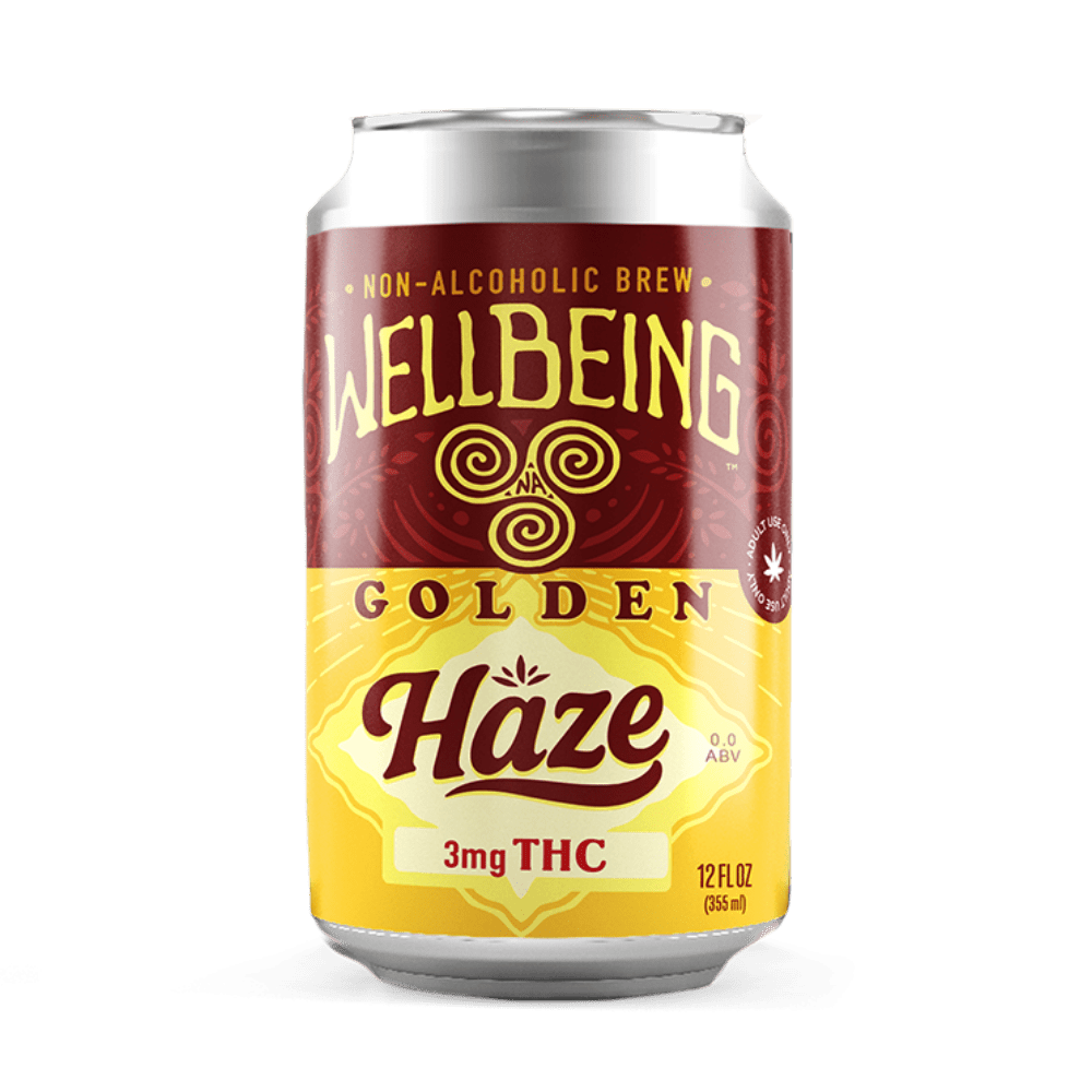 Golden Haze 3mg THC - Front of Can | Shop CBD Kratom