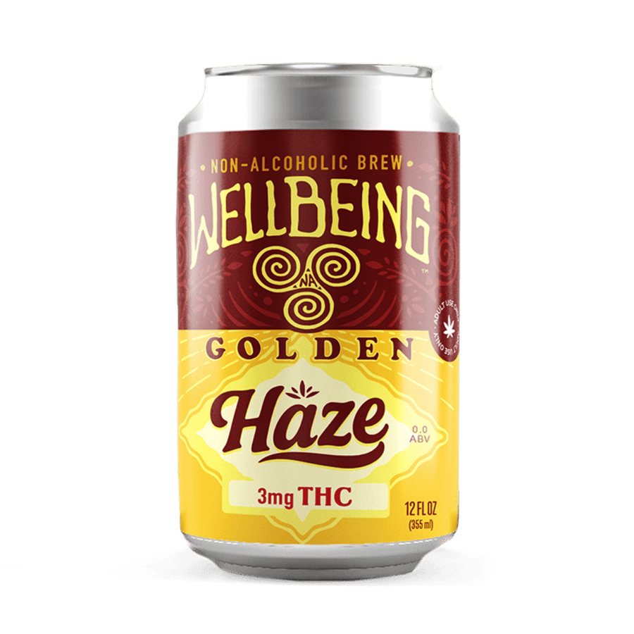 Golden Haze 3mg THC - Front of Can | Shop CBD Kratom