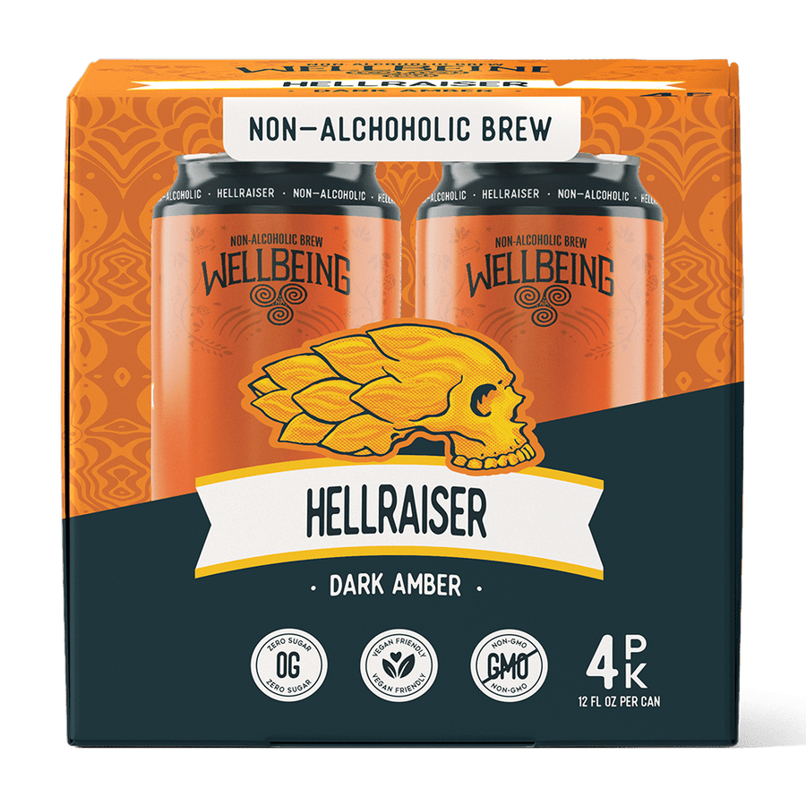 Hellraiser NA Beer, 12oz 4 - Pack - Shop CBD Kratom