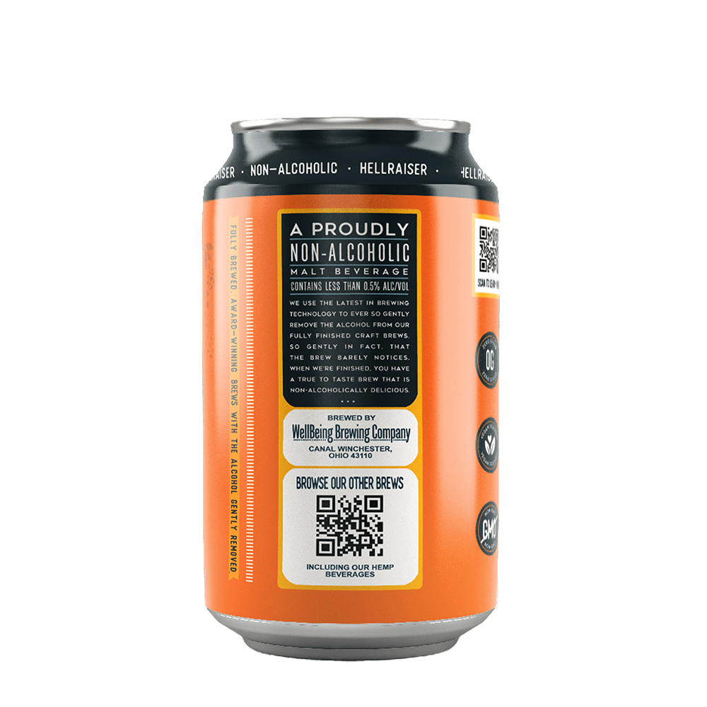 Hellraiser NA Beer, 12oz - Shop CBD Kratom