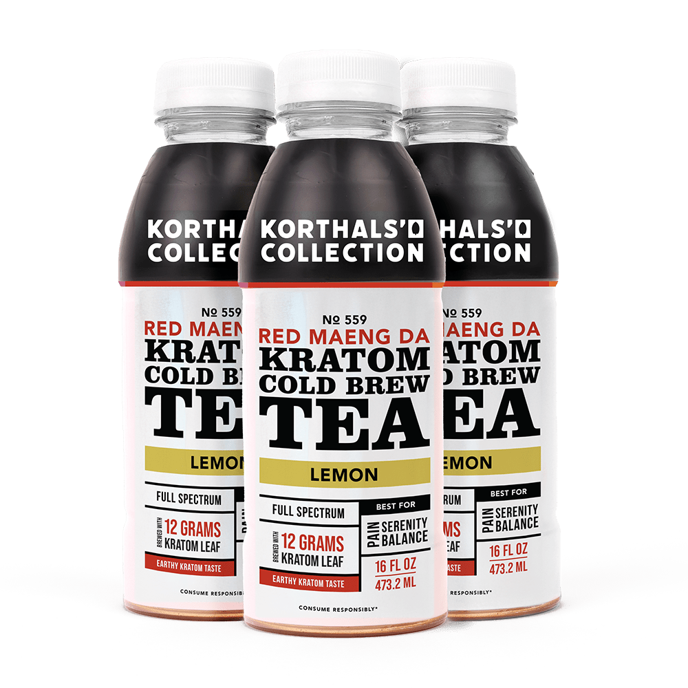 Korthal's Collection No. 559 Cold Brew Tea Red Maeng Da, 3 Pack - Shop CBD Kratom