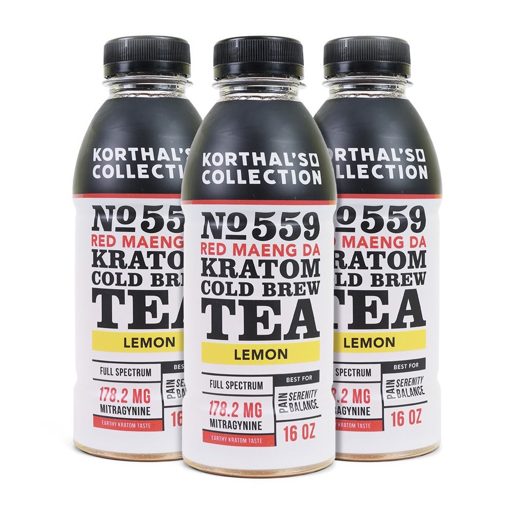 Korthal's Collection No. 559 Cold Brew Tea Red Maeng Da, 3 Pack - Shop CBD Kratom