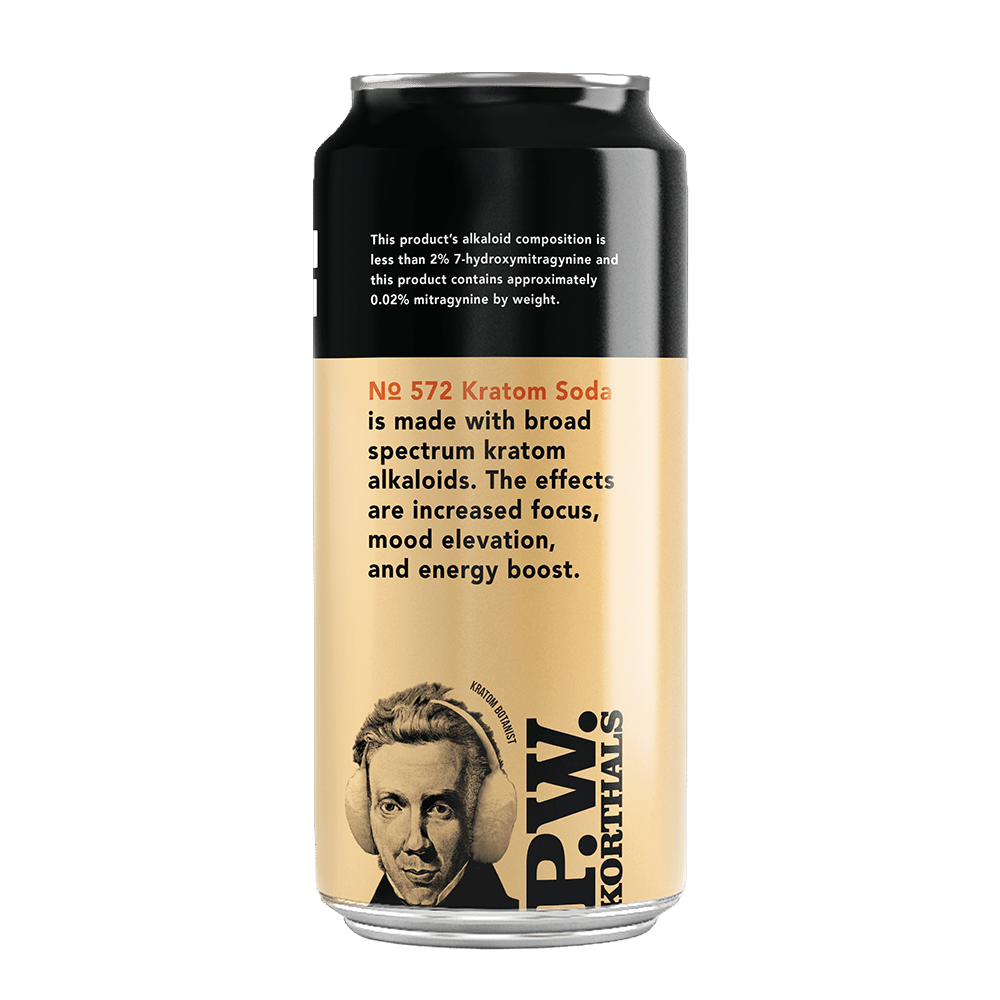Products We Love: Korthals' Collection Rum Cake Kratom Soda