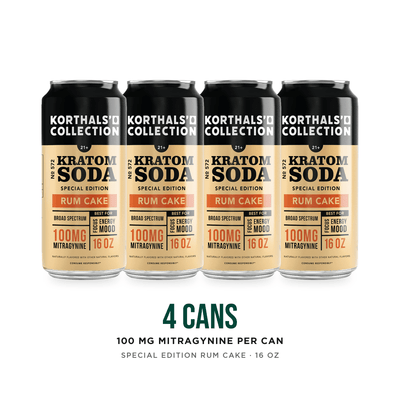 Korthal's Collection No. 572 Rum Cake Soda - Special Edition 4 Pack