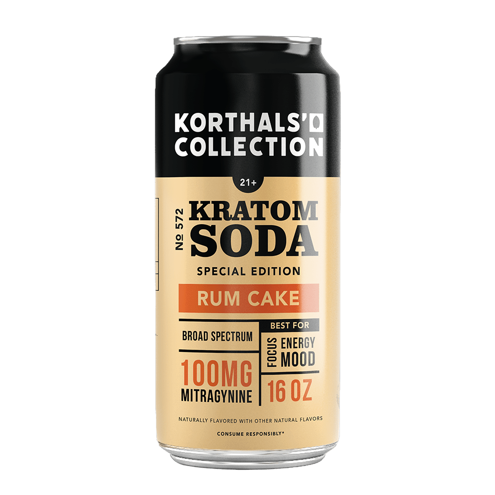 Korthal's Collection No. 572 Rum Cake Soda - Special Edition 4 Pack - Shop CBD Kratom