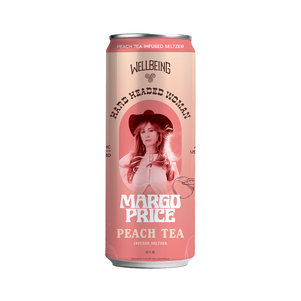 Margo Price Seltzer  5mg THC/5mg CBD - 4 pack - Shop CBD Kratom