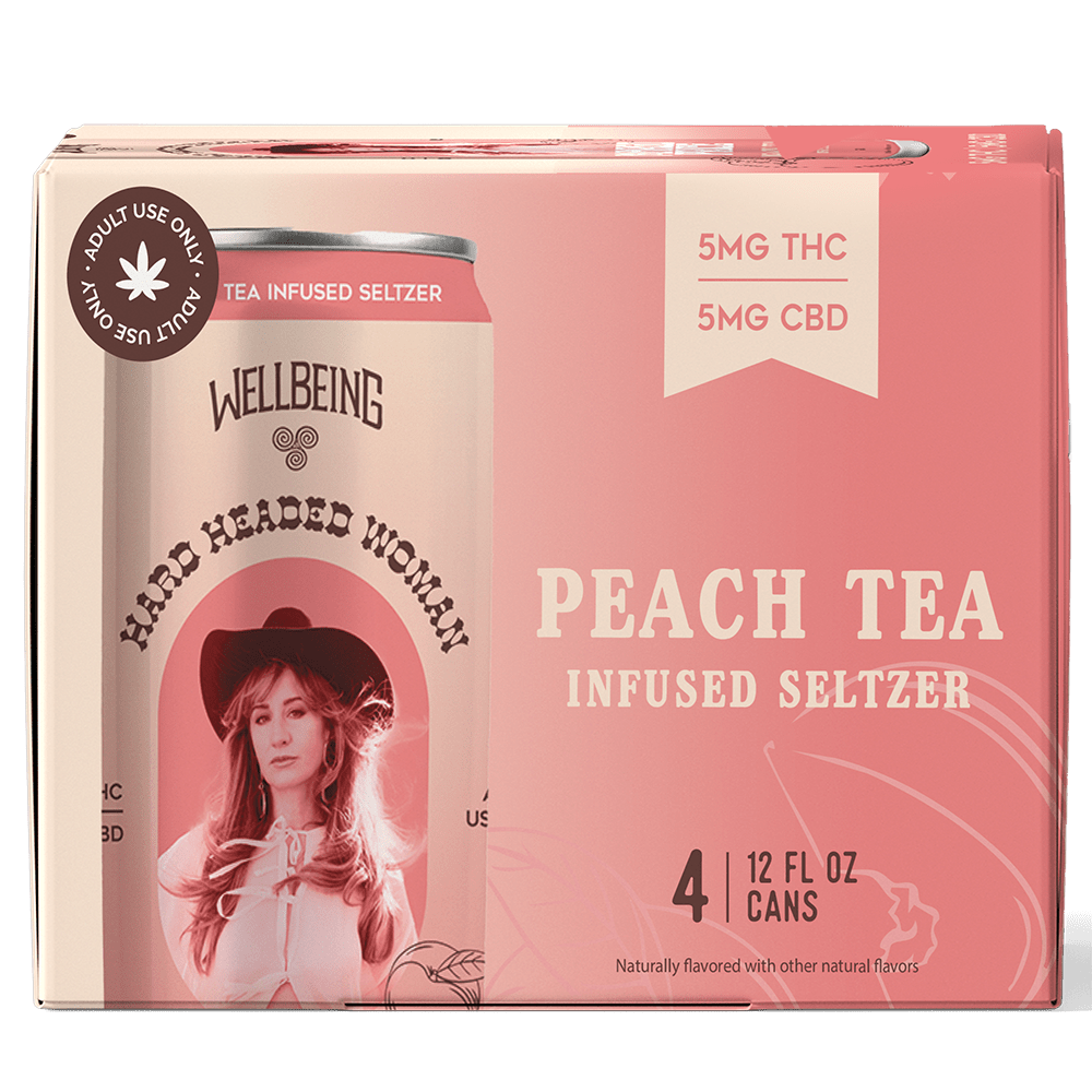 Margo Price Seltzer  5mg THC/5mg CBD - 4 pack - Shop CBD Kratom