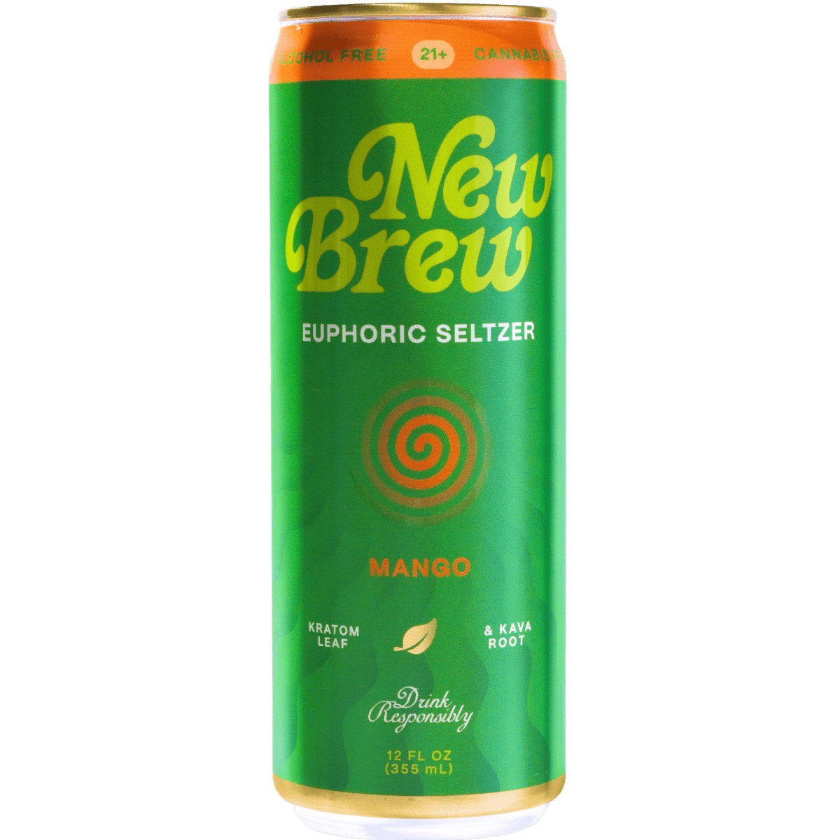 New Brew, Mango, 12 Pack - Shop CBD Kratom