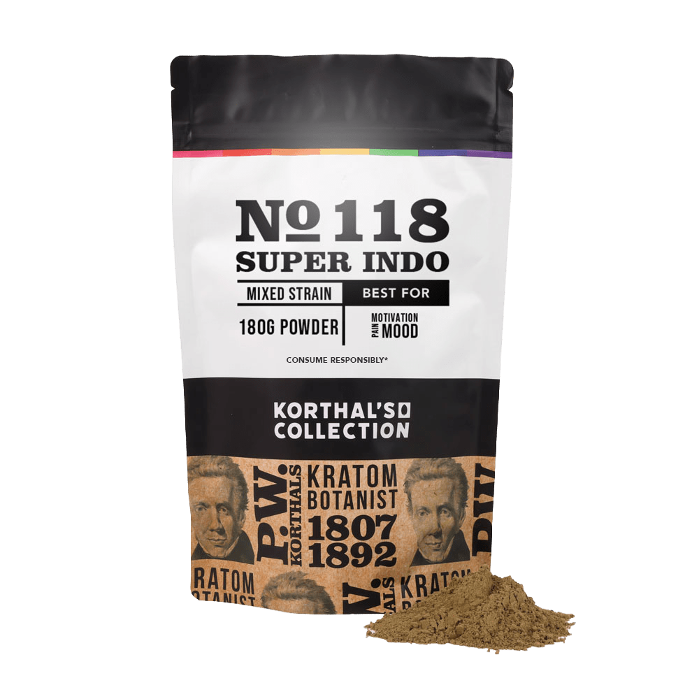 No 118 Super Indo Kratom Powder - Shop CBD Kratom