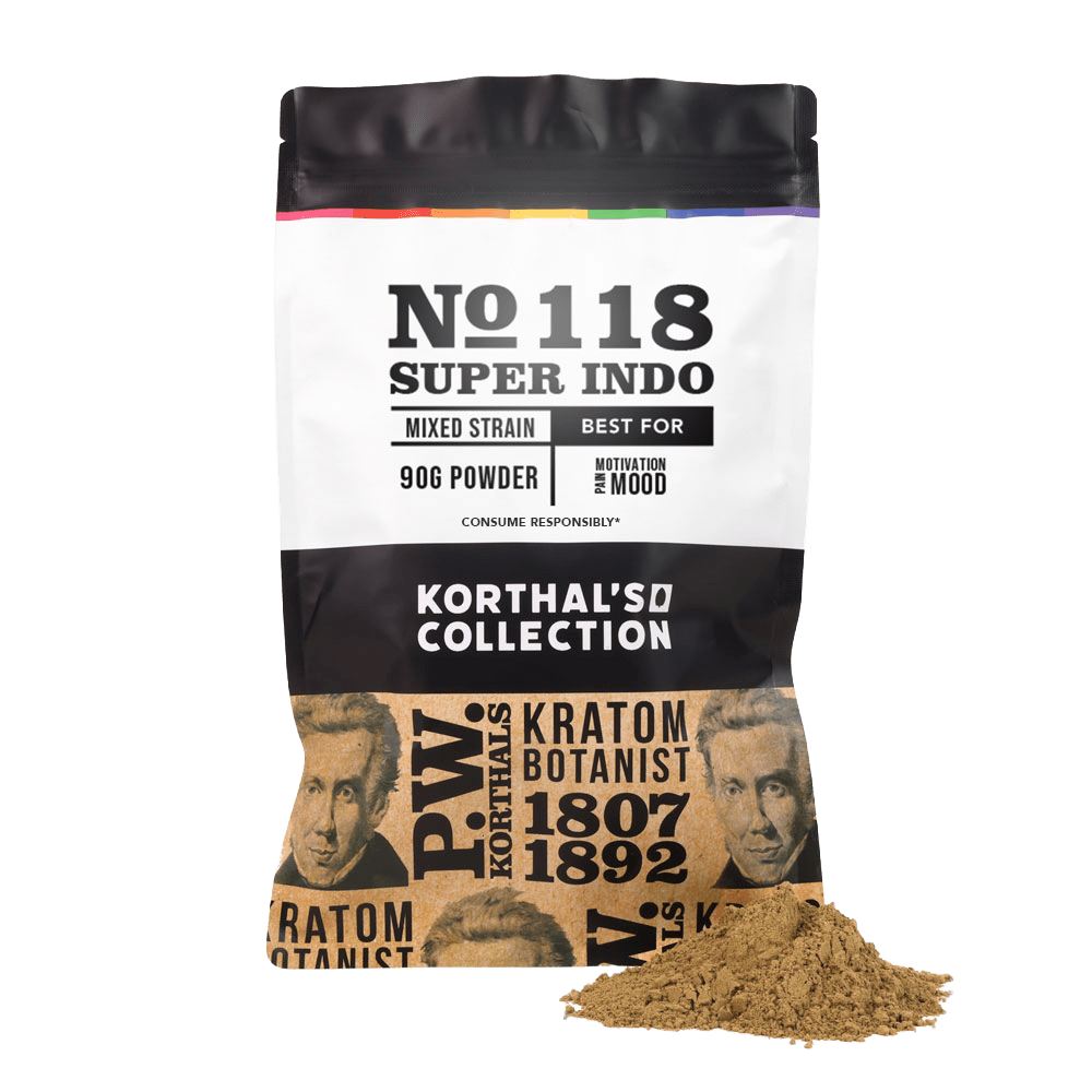 No 118 Super Indo Kratom Powder - Shop CBD Kratom