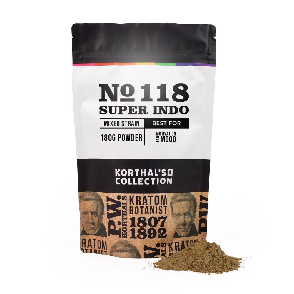 No 118 Super Indo Kratom Powder - Shop CBD Kratom