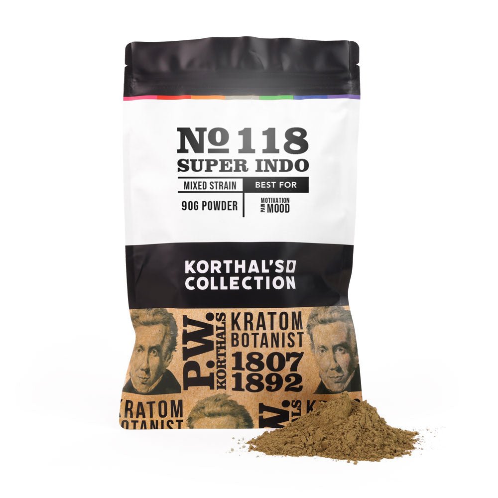 No 118 Super Indo Kratom Powder - Shop CBD Kratom