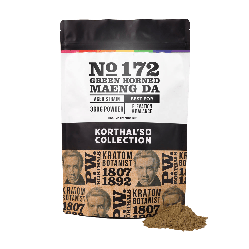 Shop No 172 Green Horned Maeng Da Kratom Powder Now