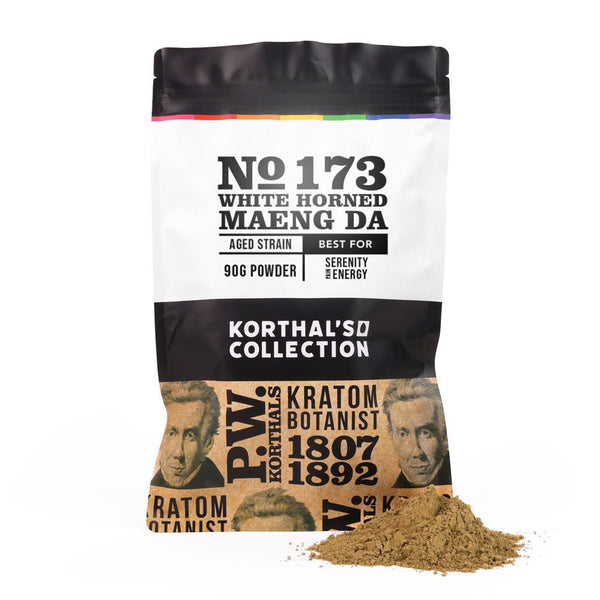No 173 White Horned Maeng Da Kratom Powder