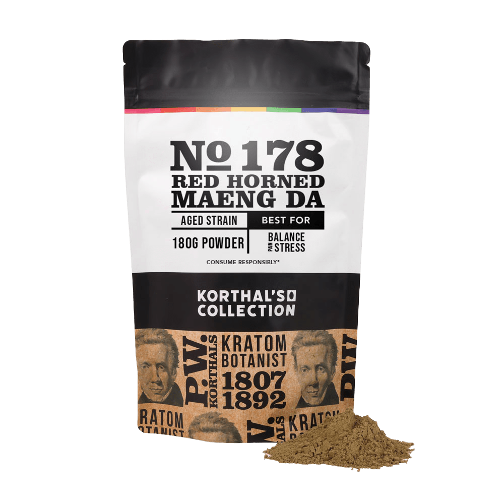 No 178 Red Horned Maeng Da Kratom Powder - Shop CBD Kratom