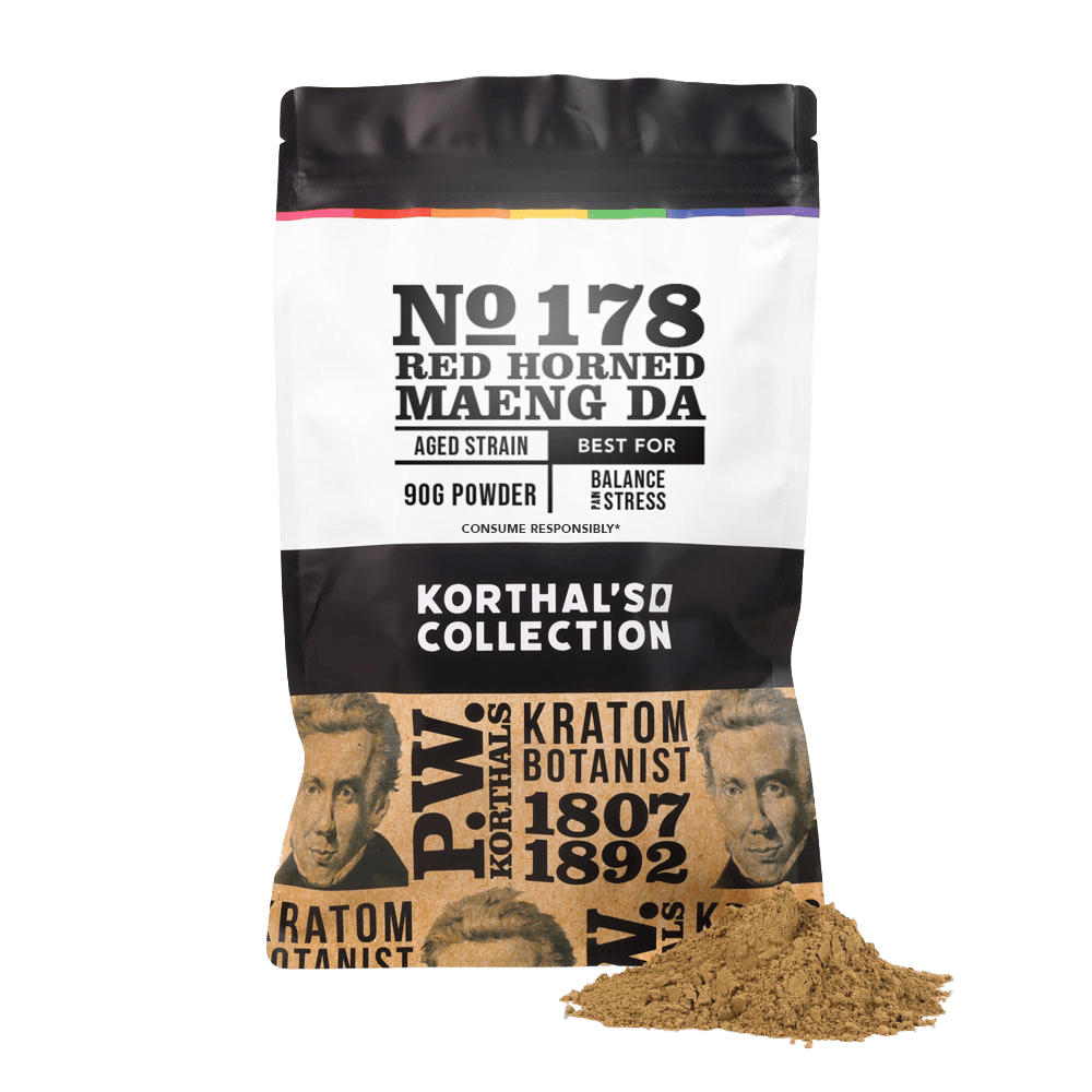 No 178 Red Horned Maeng Da Kratom Powder - Shop CBD Kratom