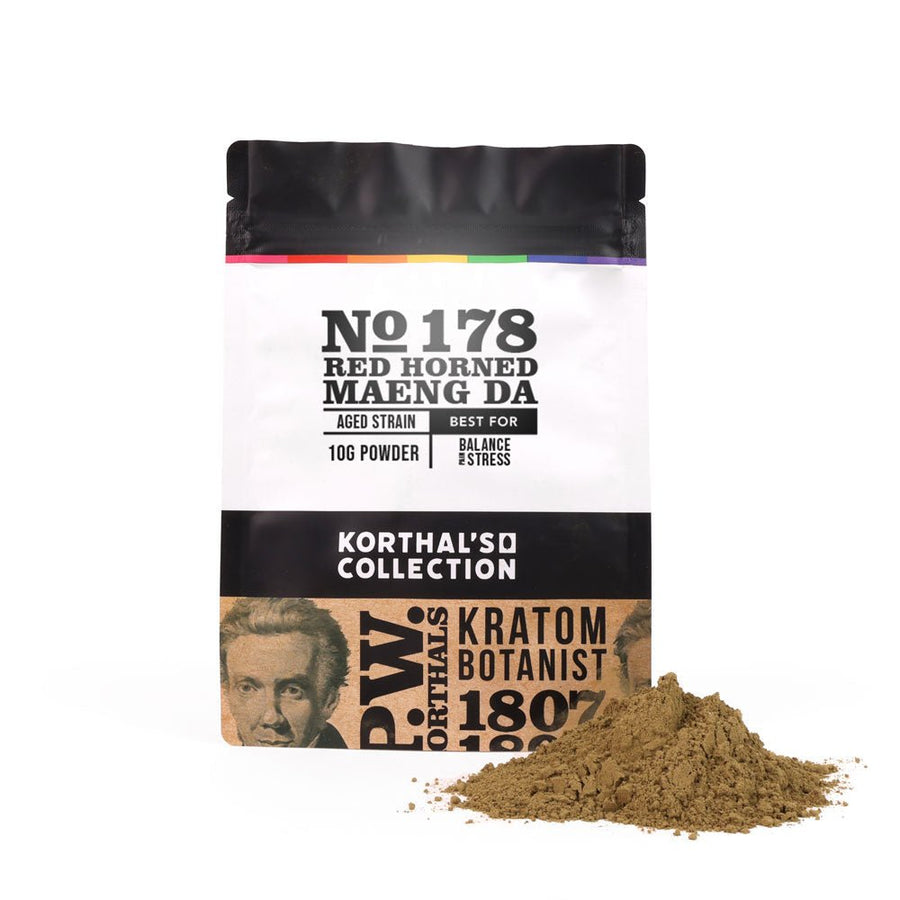 No 178 Red Horned Maeng Da Kratom Powder