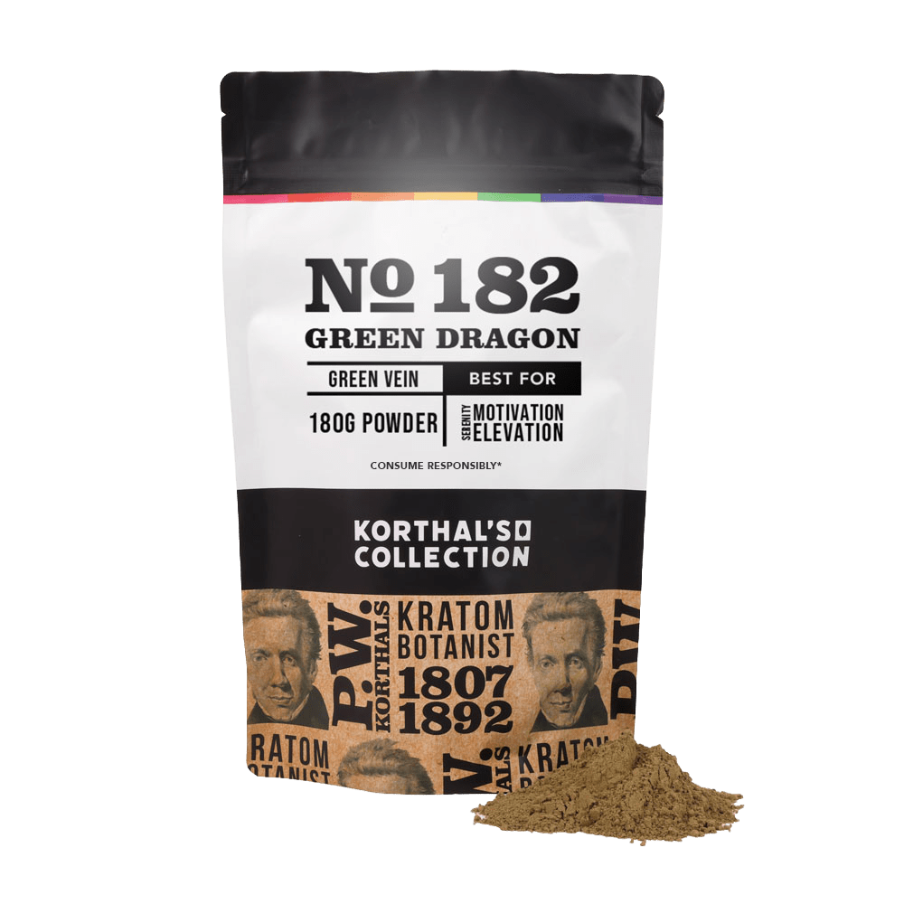 No 182 Green Dragon Kratom Powder - Shop CBD Kratom