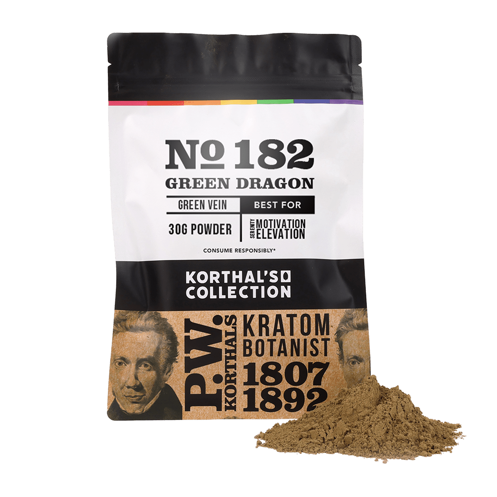 No 182 Green Dragon Kratom Powder - Shop CBD Kratom