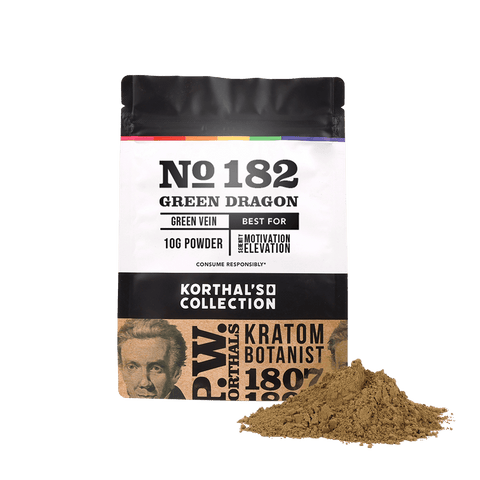 No 182 Green Dragon Kratom Powder - Shop CBD Kratom