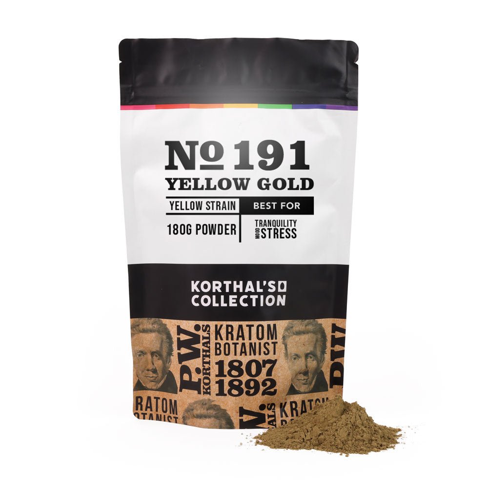 No 191 Yellow Gold Kratom Powder - Shop CBD Kratom