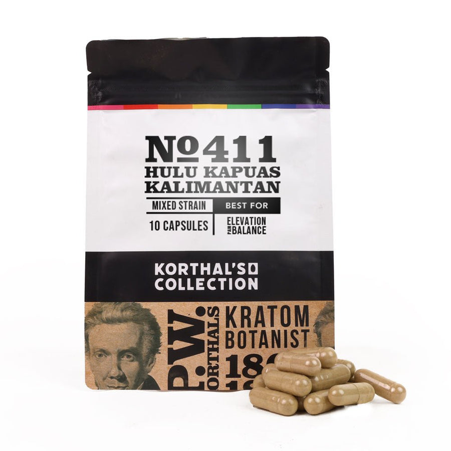 No 411 Hulu Kapuas Kalimantan Kratom Capsules