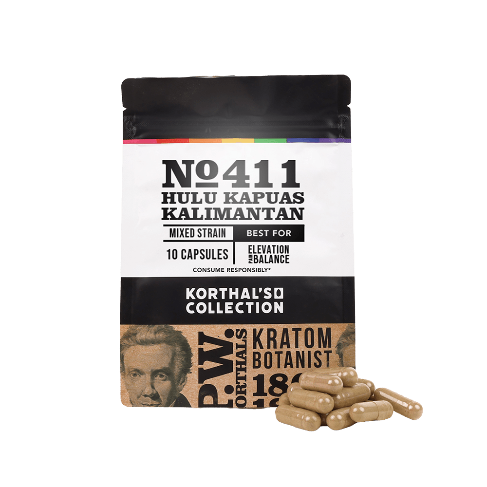 No 411 Hulu Kapuas Kalimantan Kratom Capsules - Shop CBD Kratom