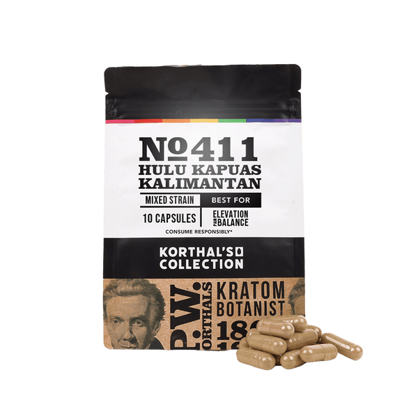 No 411 Hulu Kapuas Kalimantan Kratom Capsules