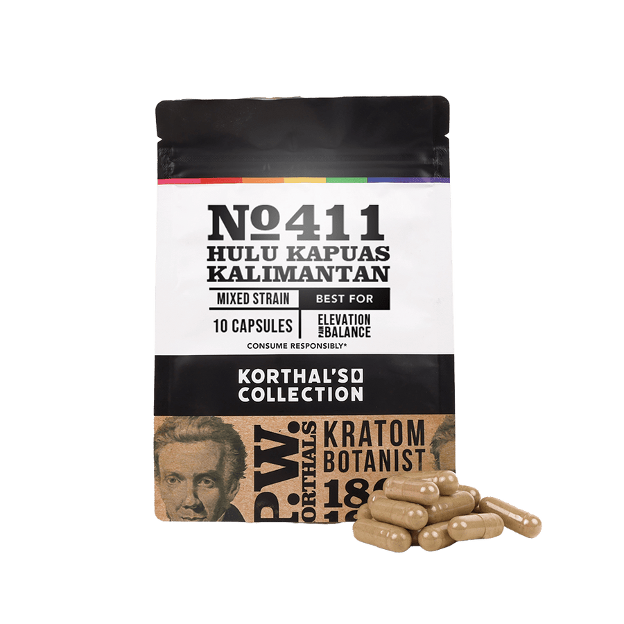 No 411 Hulu Kapuas Kalimantan Kratom Capsules