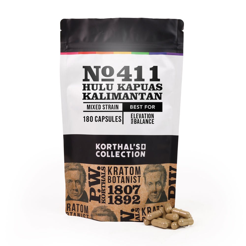 No 411 Hulu Kapuas Kalimantan Kratom Capsules - Shop CBD Kratom