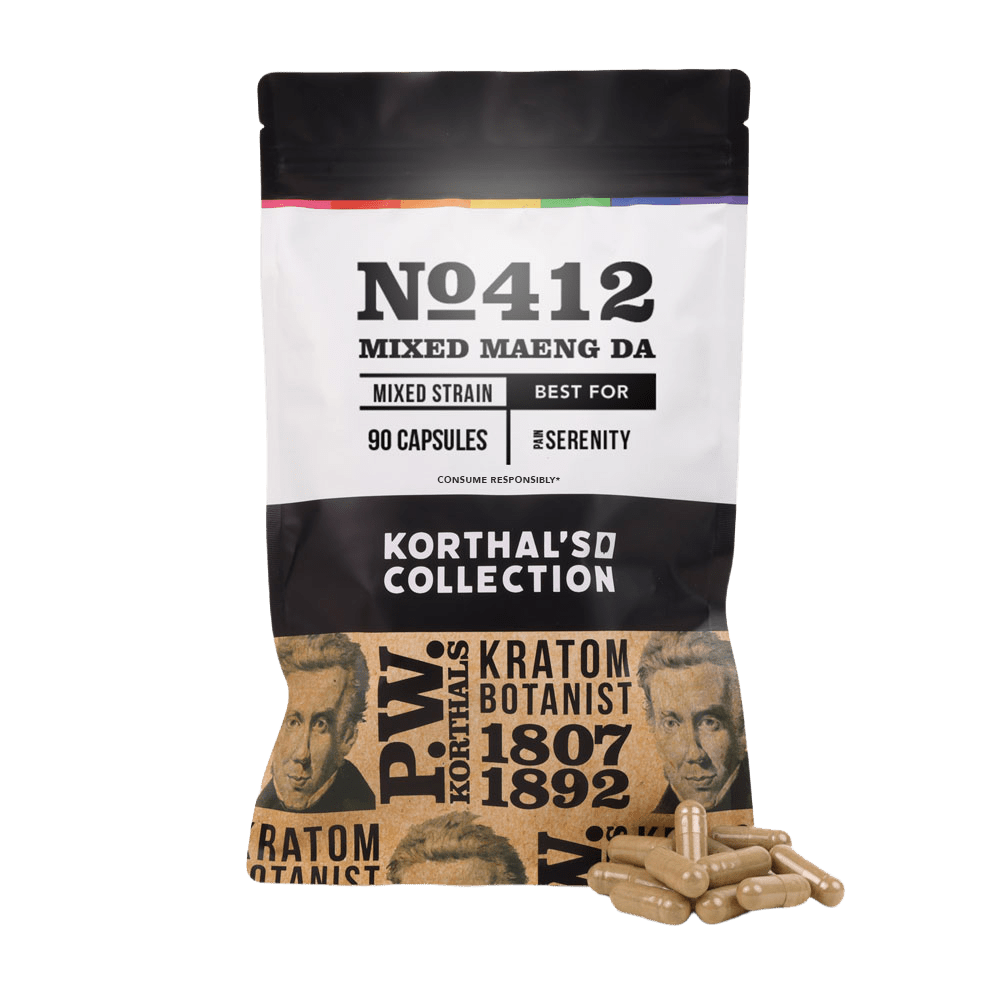 No 412 Mixed Maeng Da Kratom Capsules - Shop CBD Kratom