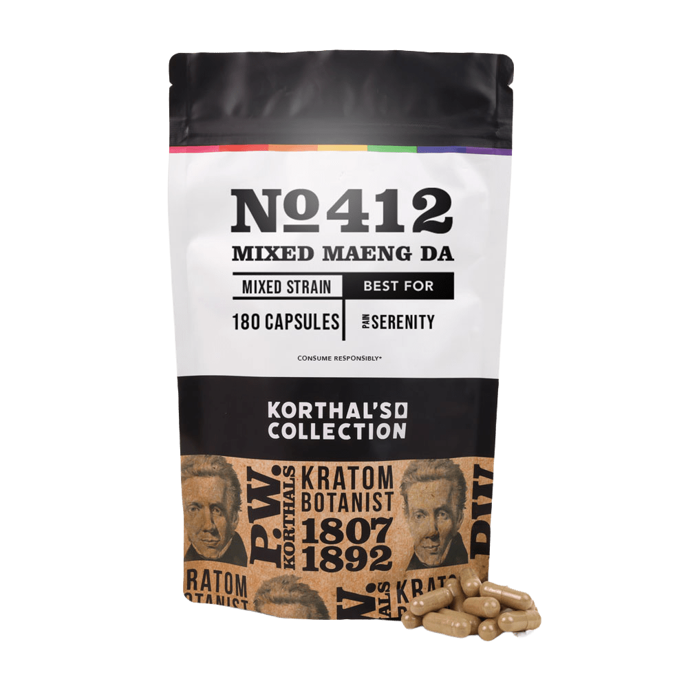 No 412 Mixed Maeng Da Kratom Capsules - Shop CBD Kratom
