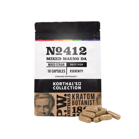 No 412 Mixed Maeng Da Kratom Capsules - Shop CBD Kratom