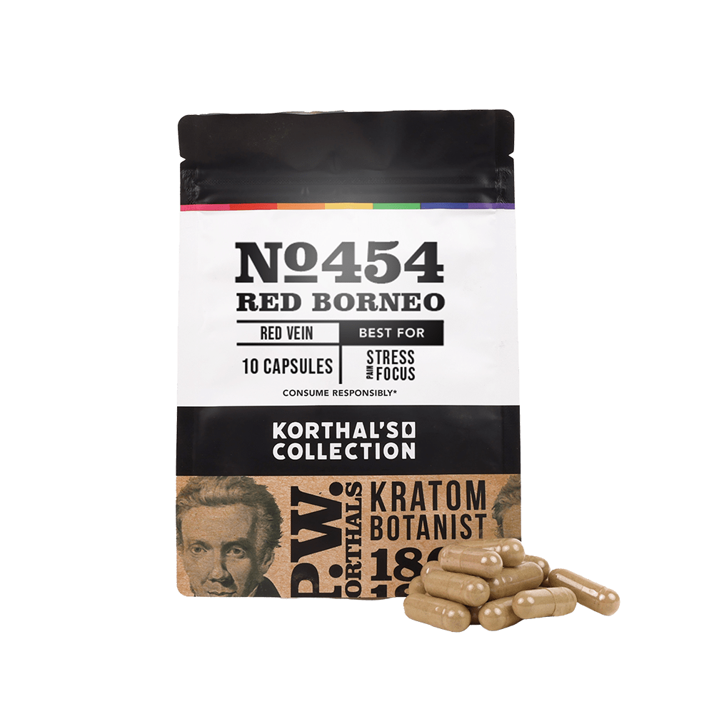 No 454 Red Borneo Kratom Capsules - Shop CBD Kratom