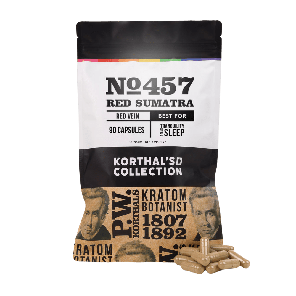 No 457 Red Sumatra Kratom Capsules - Shop CBD Kratom