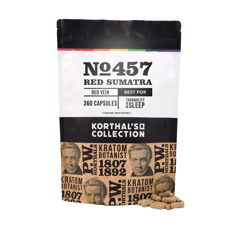 No 457 Red Sumatra Kratom Capsules - Shop CBD Kratom