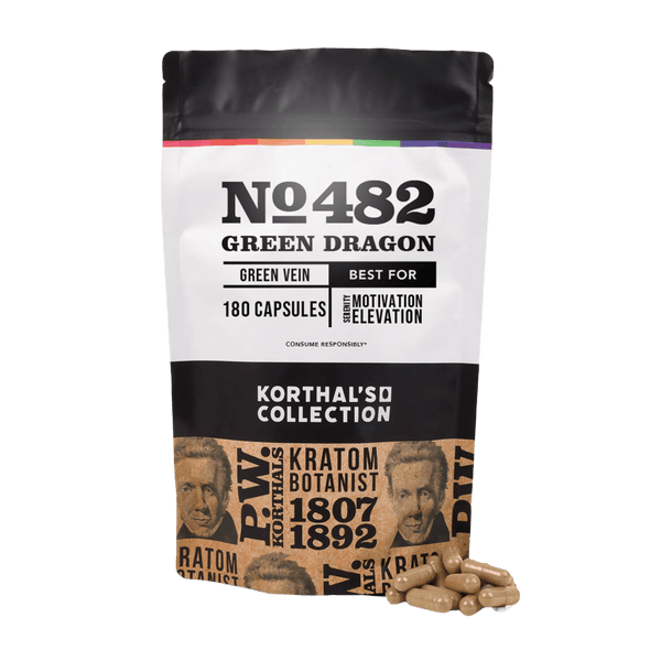 No 482 Green Dragon Kratom Capsules