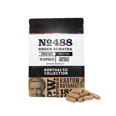No 488 Green Sumatra Kratom Capsules - Shop CBD Kratom