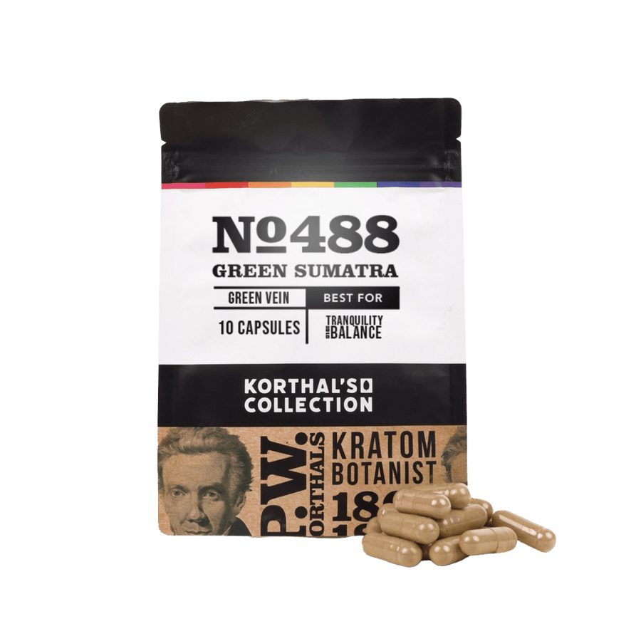 No 488 Green Sumatra Kratom Capsules