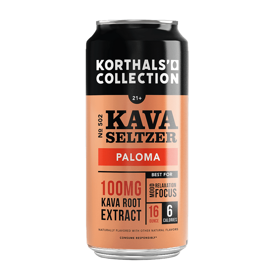 No 502 Kava Seltzer Paloma 16oz - 4 pack - Shop CBD Kratom