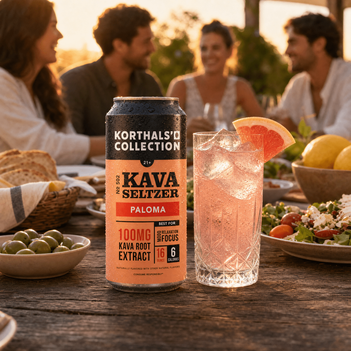 No. 502 Kava Seltzer Paloma 4-Pack | Korthals' Collection