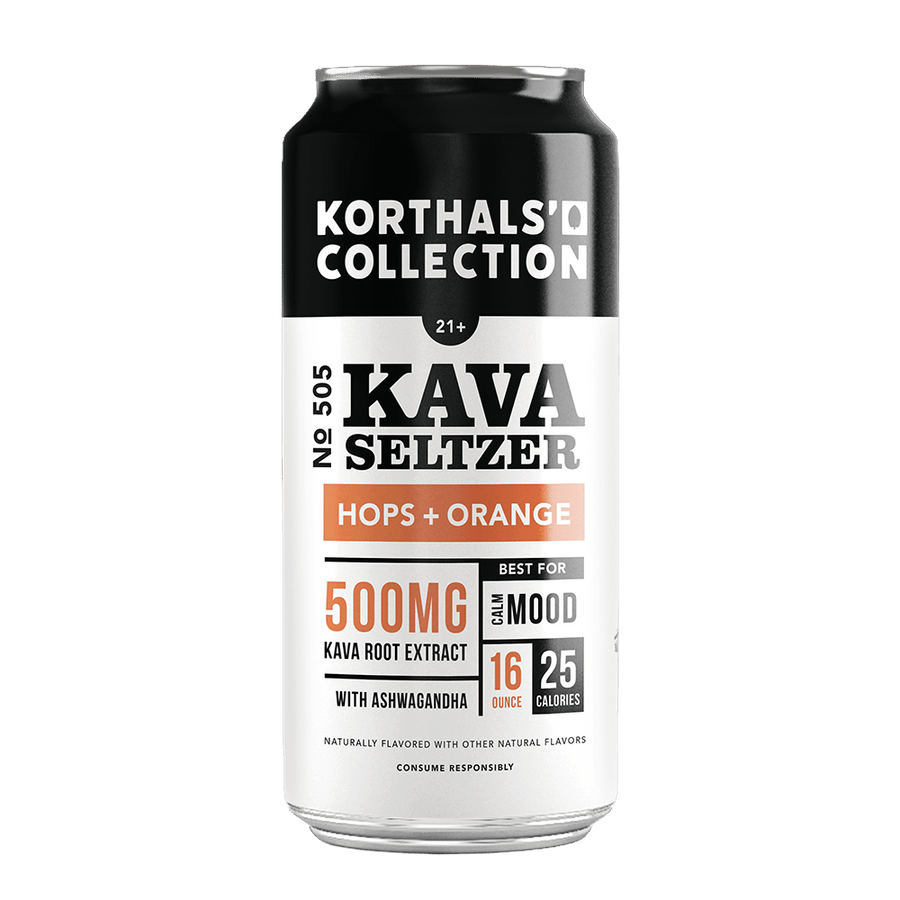 No. 505 Kava Seltzer - Hops + Orange, 4 Pack - Shop CBD Kratom
