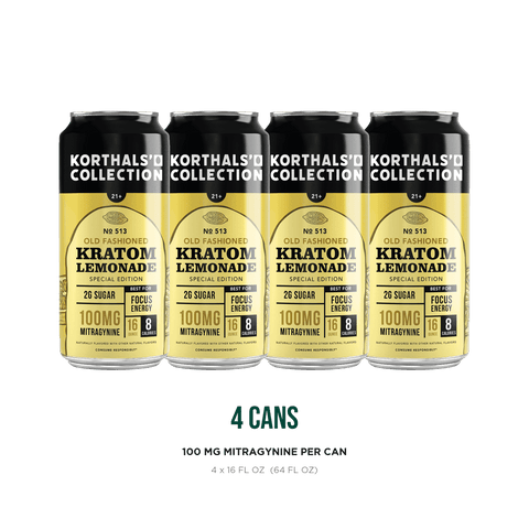 No. 513 Kratom Old Fashion Lemonade 16oz - 4pk