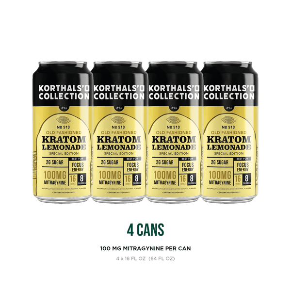 No. 513 Kratom Old Fashion Lemonade 16oz - 4pk